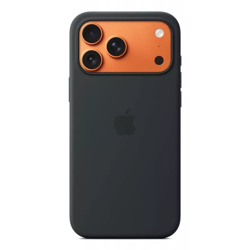 APPLE Silicone Case su MagSafe, iPhone 17 Pro Max, juoda