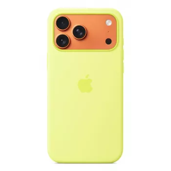 APPLE iPhone 17 Pro Max - Silikoninis dėklas su MagSafe - Neon Geltona