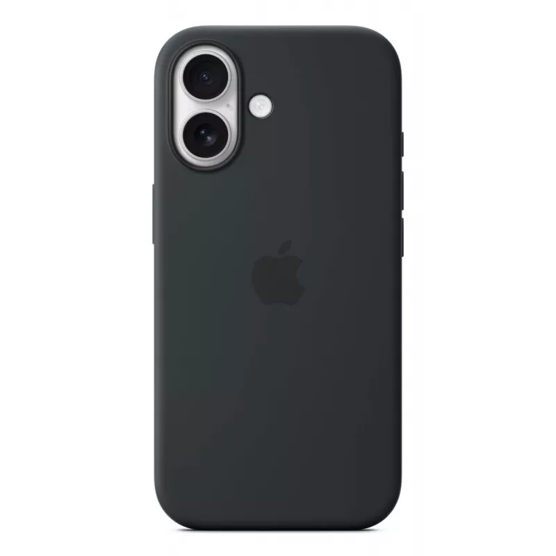 APPLE Silikoninis dėklas su MagSafe iPhone 17 juodas