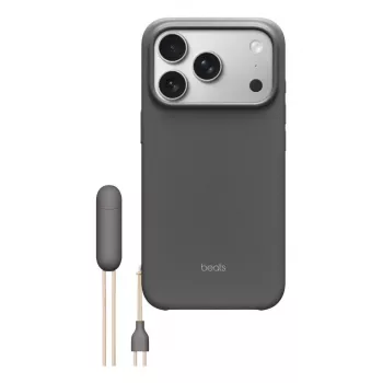 APPLE Beats iPhone 17 Pro Dėklas su Stovu, MagSafe ir Fotoaparato Valdymu – Granitinė Pilka
