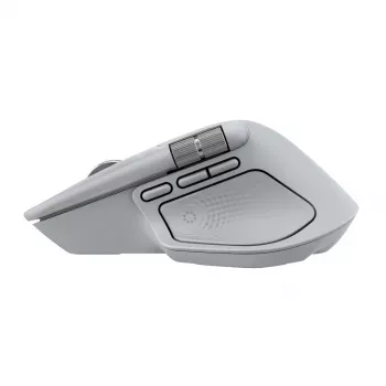 Logitech pelė MX Master 4 – dešinei rankai, lazerinė 8000 DPI, RF belaidis + Bluetooth, 8 mygtukai, pilka
