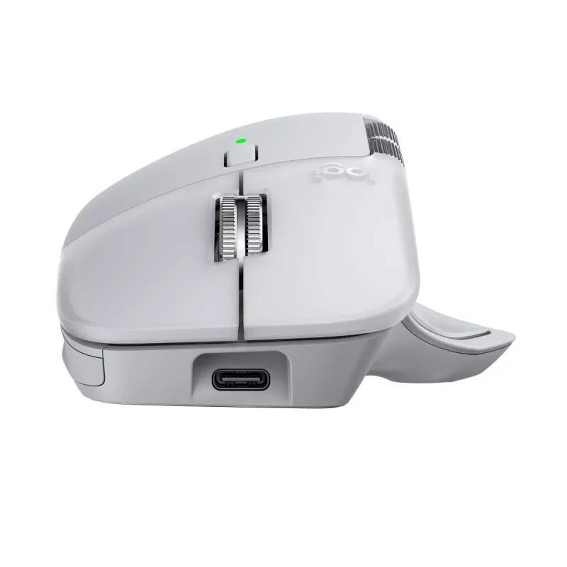 LOGITECH MX Master 4 for Mac – Belaidis pelė – Balta Sidabrinė