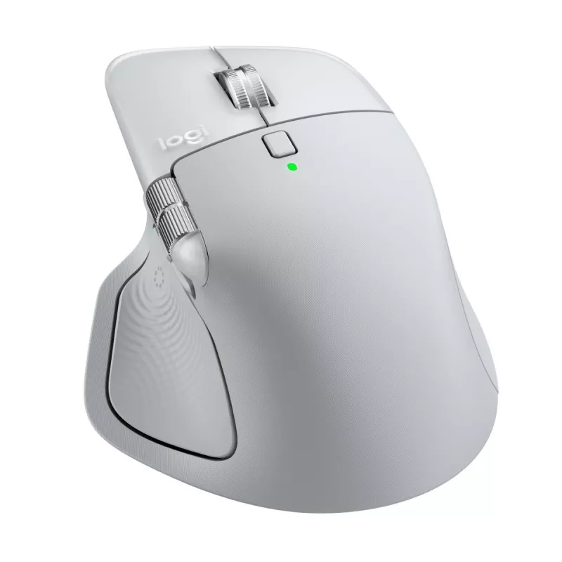 LOGITECH MX Master 4 for Mac – Belaidis pelė – Balta Sidabrinė