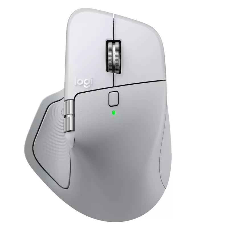 LOGITECH MX Master 4 for Mac – Belaidis pelė – Balta Sidabrinė