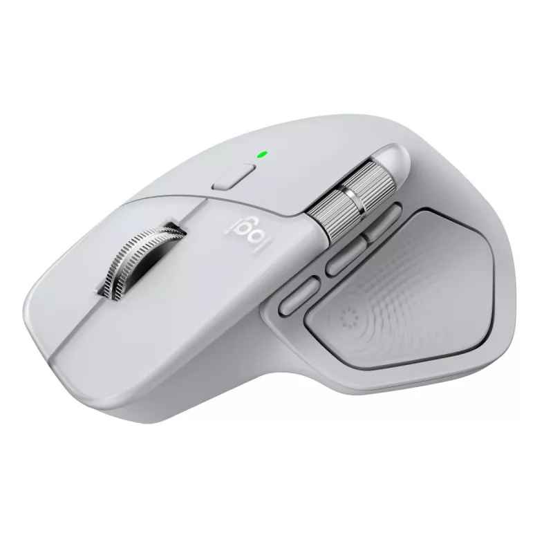 LOGITECH MX Master 4 for Mac – Belaidis pelė – Balta Sidabrinė