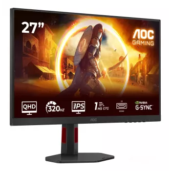 Monitorius AOC G4 Q27G4SRU 68,6 cm (27 colių) 2560 x 1440 pikseliai Quad HD LED juodas, raudonas