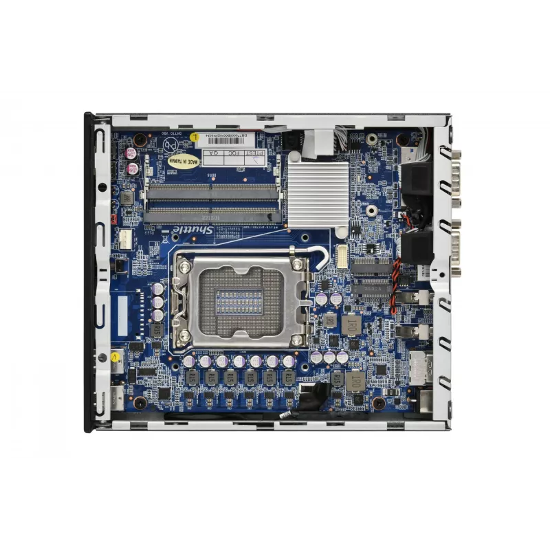 Shuttle Slim PC DH770, S1700, 2x HDMI, 2x DP, 2x 2.5G LAN, 2x COM, 8x USB, 1x 2,5 colio, 2x M.2, 24/7 darbas, su VESA