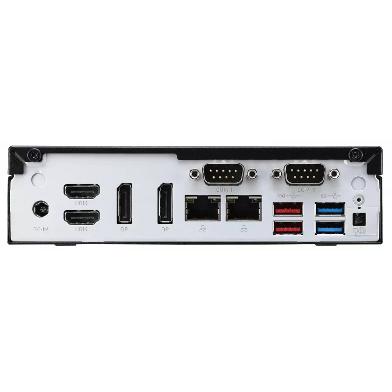 Shuttle Slim PC DH770, S1700, 2x HDMI, 2x DP, 2x 2.5G LAN, 2x COM, 8x USB, 1x 2,5 colio, 2x M.2, 24/7 darbas, su VESA