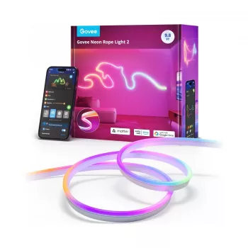 Govee Neon Rope Light 2 universalinė juostinė lemputė Wi-Fi/Bluetooth