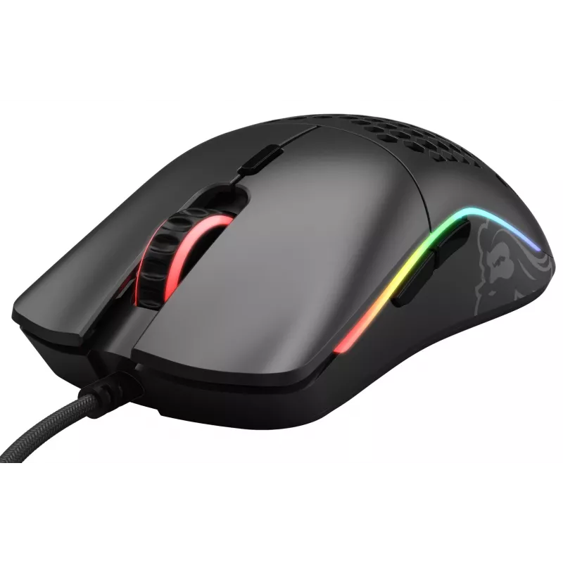 Glorious Gaming Glorious Model O pelė reguliari (juoda), dešinei rankai, optinė, USB Type-A, 12000 DPI, juoda