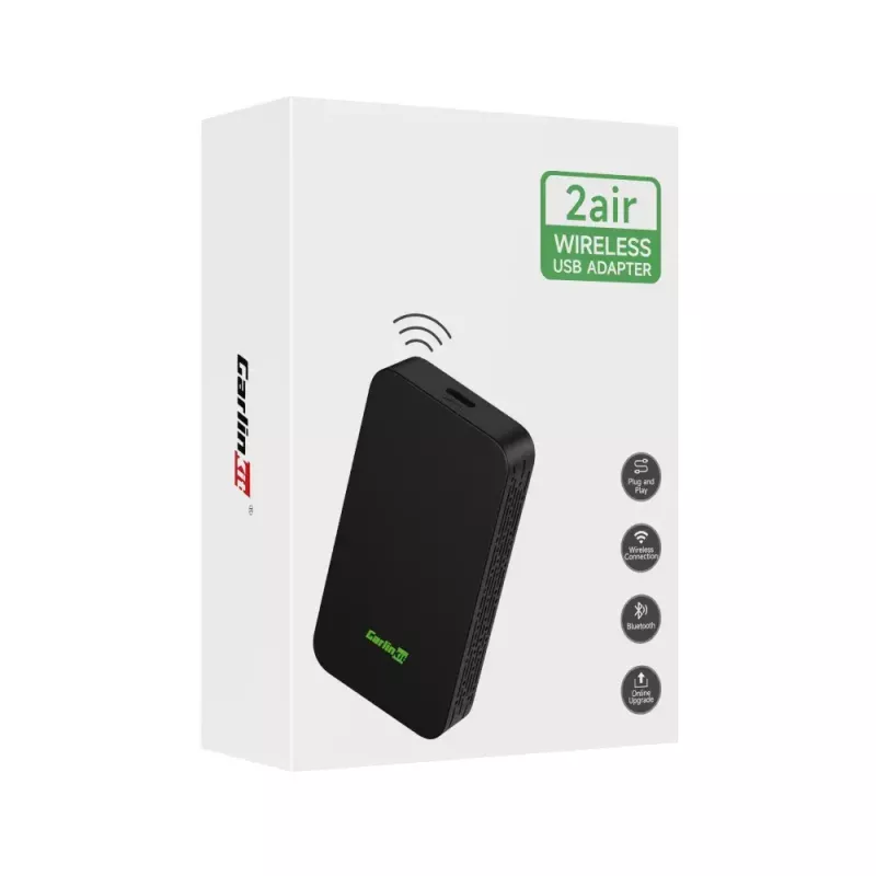 Automobilinis medijos imtuvas Carlinkit CPC200-2AIR juodas, Wi‑Fi 5 GHz / 2.4 GHz, Bluetooth 4.1, USB‑C