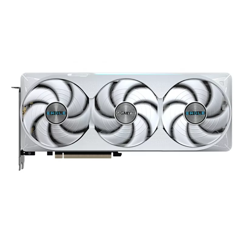 GIGABYTE GeForce RTX 5070 Ti EAGLE OC ICE SFF 16G vaizdo plokštė – 16 GB GDDR7, 256 bit, PCI-E 5.0, 2542 MHz, 3x DP 2.1a, 1x HDMI 2.1b, NVIDIA DLSS 4