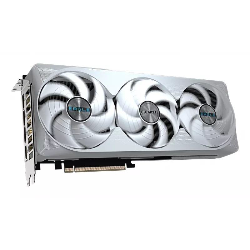 GIGABYTE GeForce RTX 5070 Ti EAGLE OC ICE SFF 16G vaizdo plokštė – 16 GB GDDR7, 256 bit, PCI-E 5.0, 2542 MHz, 3x DP 2.1a, 1x HDMI 2.1b, NVIDIA DLSS 4
