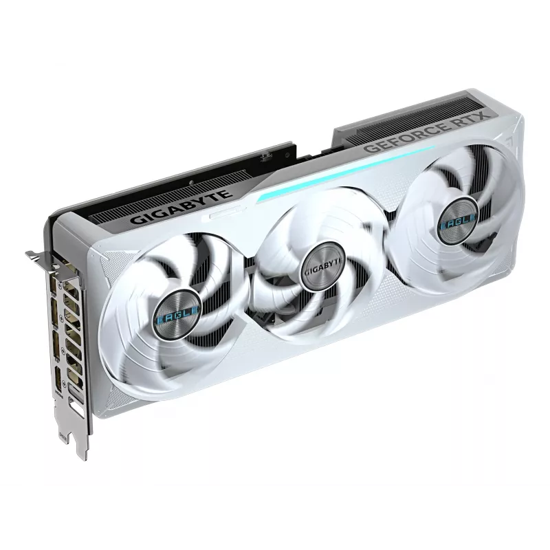 GIGABYTE GeForce RTX 5070 Ti EAGLE OC ICE SFF 16G vaizdo plokštė – 16 GB GDDR7, 256 bit, PCI-E 5.0, 2542 MHz, 3x DP 2.1a, 1x HDMI 2.1b, NVIDIA DLSS 4