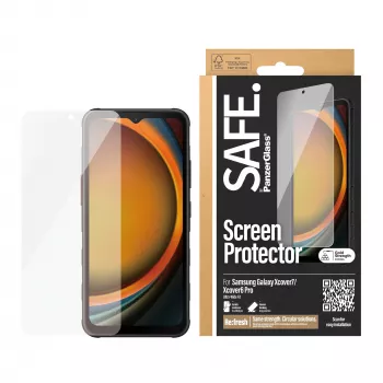 PanzerGlass SAFE. by ® Apsauginis stiklas Samsung Galaxy Xcover7 | Xcover6 Pro | Ultra-Wide Fit