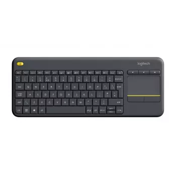 LOGITECH Wireless Touch Keyboard K400 Plus – juoda – QWERTY UK