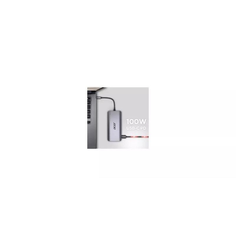 ACER 12in1 USB Type C adapteris sidabrinis
