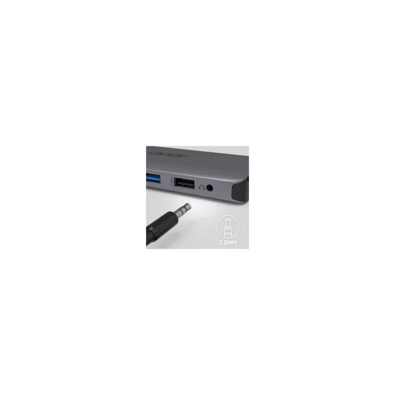 ACER 12in1 USB Type C adapteris sidabrinis