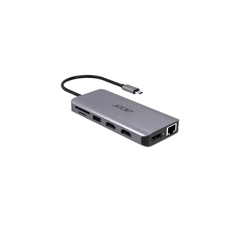 ACER 12in1 USB Type C adapteris sidabrinis