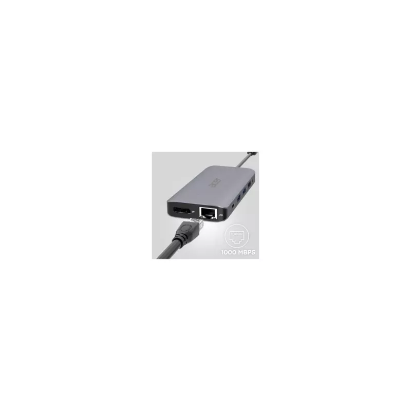 ACER 12in1 USB Type C adapteris sidabrinis
