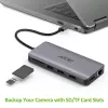ACER 12in1 USB Type C adapteris sidabrinis