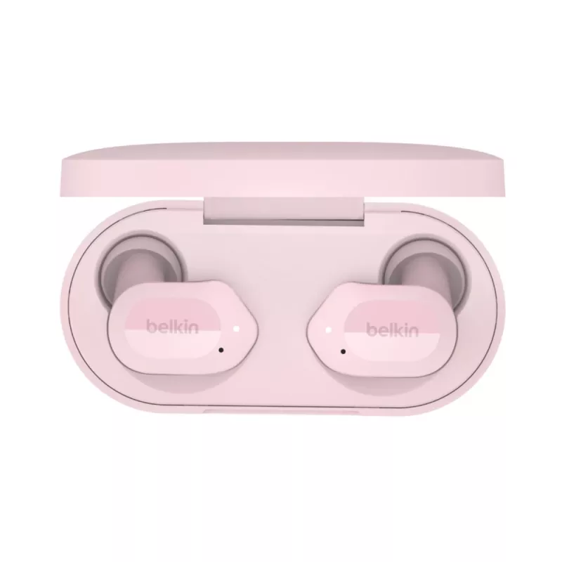 BELKIN Soundform Play belaidės ausinės – rožinės spalvos