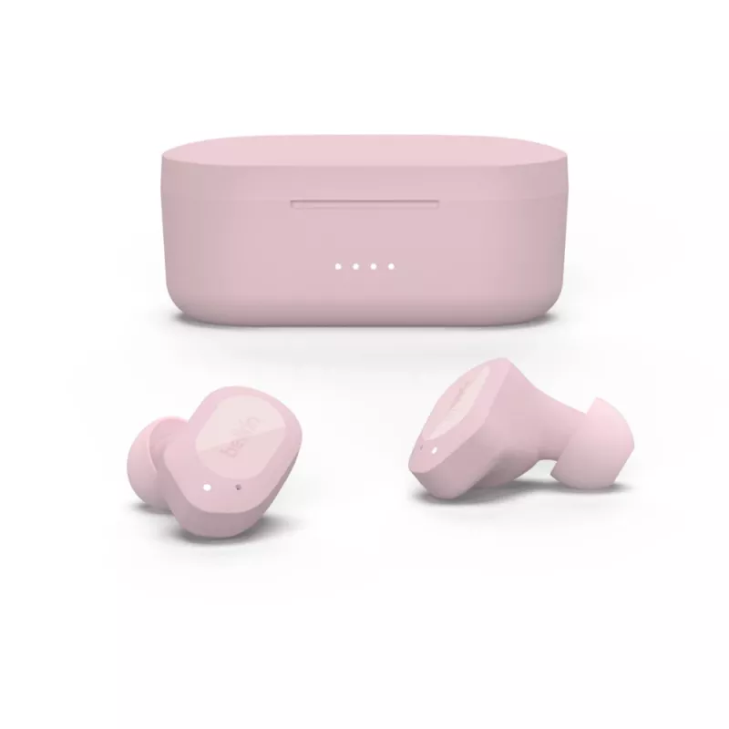 BELKIN Soundform Play belaidės ausinės – rožinės spalvos
