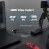 j5create JVA11-N 4K HDMI™ fiksavimo adapteris, juodas, USB 3.2 Gen 1, 3840 x 2160 pikseliai, aliuminis, 0,19 m, Taivanas