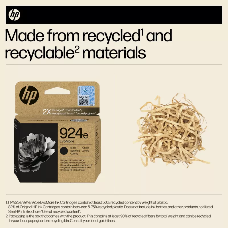 HP 924e EvoMore Original Black rašalo kasetė