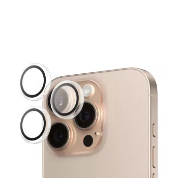 PanzerGlass® Hoops® apsauginis fotoaparato lęšio stikliukas skaidrus, iPhone 16 Pro | 16 Pro Max