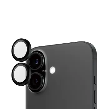 PanzerGlass ® Hoops® fotoaparato lęšio apsauga juoda iPhone 16 | 16 Plus