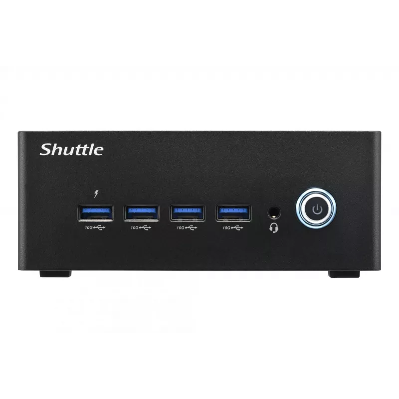 Shuttle Nano PC NT10H5, Intel Core Ultra 5 125H, Intel Arc grafika, 2xHDMI, 2xUSB 4.0 (DP), 2x2.5Gbit LAN, su VESA 24/7 nuolatiniam darbui