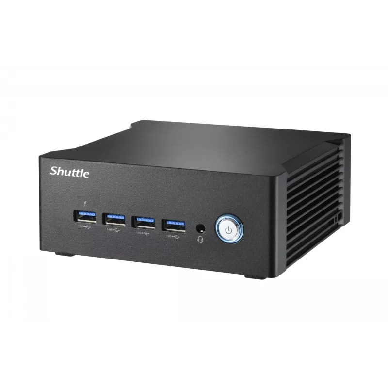 Shuttle Nano PC NT10H5, Intel Core Ultra 5 125H, Intel Arc grafika, 2xHDMI, 2xUSB 4.0 (DP), 2x2.5Gbit LAN, su VESA 24/7 nuolatiniam darbui