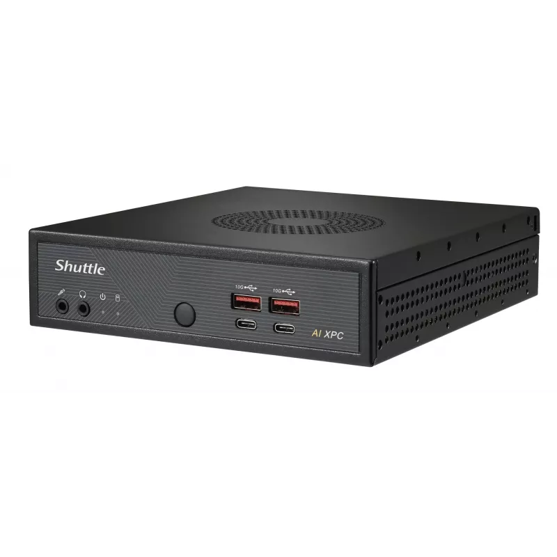 Shuttle DN11H9 Intel Core Ultra 9 185H, Intel Arc grafika, 2xHDMI, 2x DP, 4x 2.5 Gbit LAN, VESA, 24/7 darbui