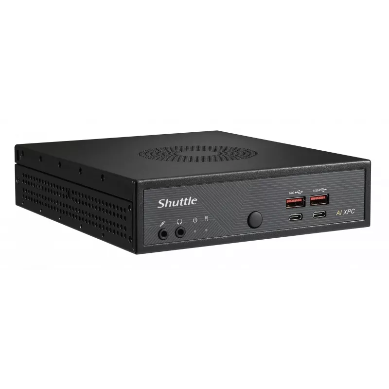 Shuttle DN11H9 Intel Core Ultra 9 185H, Intel Arc grafika, 2xHDMI, 2x DP, 4x 2.5 Gbit LAN, VESA, 24/7 darbui