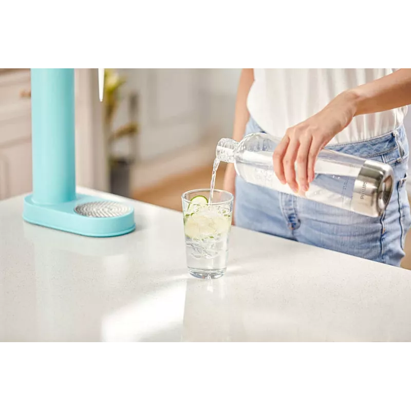 Philips ADD912/10 gazuoto vandens butelis 1000 ml, nerūdijantis plienas