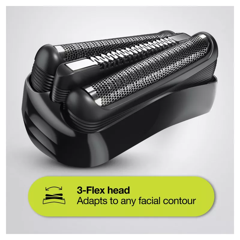 Braun Series 3 Shave&Style 300BT elektrinis skustuvas, vyriškas, juodas/žalias