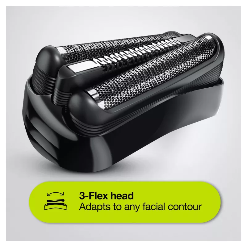 Braun Series 3 Shave&Style 300BT elektrinis skustuvas, vyriškas, juodas/žalias