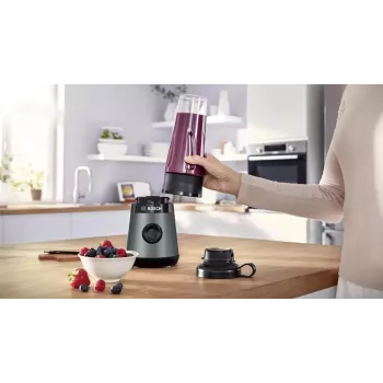 Bosch VitaPower MMB2111S blenderis 0,6 L stalinis blenderis 450 W sidabrinis
