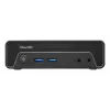 Shuttle Nano PC NE10N, Intel N 100, 1x HDMI, 1x DP, 6x USB, 1x LAN, be ventiliatoriaus, 24/7 darbui, su VESA laikikliu