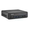 Shuttle Nano PC NE10N, Intel N 100, 1x HDMI, 1x DP, 6x USB, 1x LAN, be ventiliatoriaus, 24/7 darbui, su VESA laikikliu