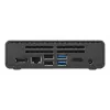 Shuttle Nano PC NE10N, Intel N 100, 1x HDMI, 1x DP, 6x USB, 1x LAN, be ventiliatoriaus, 24/7 darbui, su VESA laikikliu