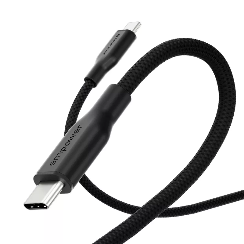 PanzerGlass empower™ by ® Racing 60W USB-C į USB-C laidas | USB 2.0 | 1,2 m | Space Black