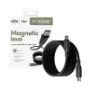 PanzerGlass empower™ by ® Magnetic 240W USB-C į USB-C laidas | USB 2.0 | 1,5 m | Kosminė juoda
