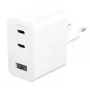 PanzerGlass empower™ by ® Turbo 70W kelių įrenginių įkroviklis su 2 x USB-C + USB-A | EU kištukas | sidabriškai balta