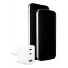 PanzerGlass empower™ by ® Turbo 70W kelių įrenginių įkroviklis su 2 x USB-C + USB-A | EU kištukas | sidabriškai balta