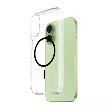 Dėklas PanzerGlass CARE by Flagship Case Skaidrus Urban Explorer Juodas MagSafe iPhone 17