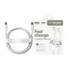 PanzerGlass empower™ by ® Racing 240W USB-C į USB-C laidas | USB 2.0 | 1,2 m | sidabriškai baltas