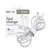 PanzerGlass empower™ by ® Racing 240W USB-C į USB-C laidas | USB 2.0 | 1,2 m | sidabriškai baltas