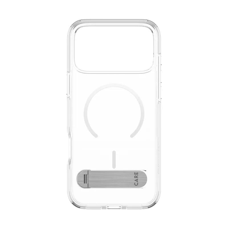 PanzerGlass CARE™ by ® Dėklas Skaidrus su Atramėle ir MagSafe iPhone 17 Pro Max